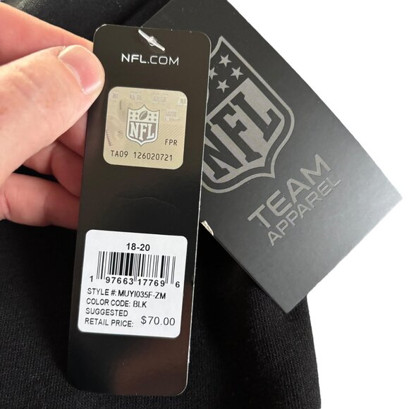 NWT NFL Team Apparel Logo Sweatshirt Size Boys 18-20 - Picture 2 of 5